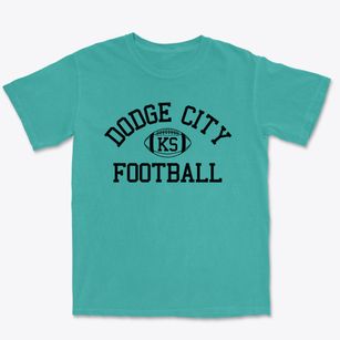 Dodge City Kansas Football Premium Heavyweight T-shirt