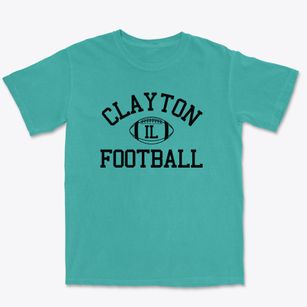 Clayton Illinois Football Premium Heavyweight T-shirt