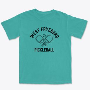West Fryeburg Maine Pickleball Premium Heavyweight T-shirt