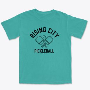 Rising City Nebraska Pickleball Premium Heavyweight T-shirt