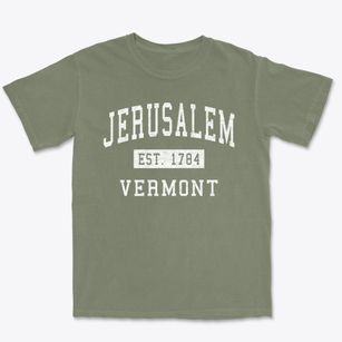 Jerusalem Vermont Classic Established Premium Heavyweight T-shirt