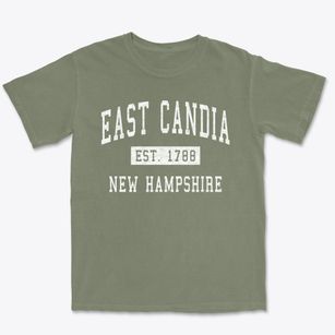 East Candia New Hampshire Classic Established Premium Heavyweight T-shirt