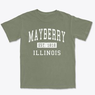 Mayberry Illinois Classic Established Premium Heavyweight T-shirt