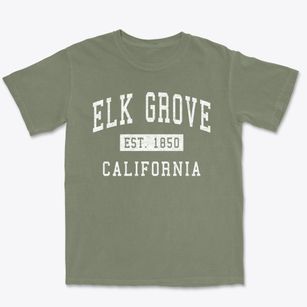 Elk Grove California Classic Established Premium Heavyweight T-shirt