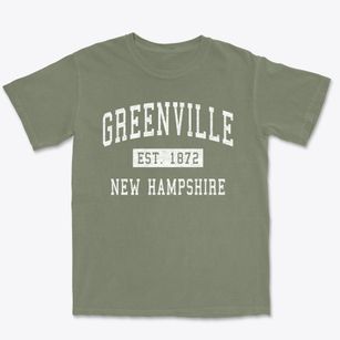 Greenville New Hampshire Classic Established Premium Heavyweight T-shirt