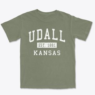 Udall Kansas Classic Established Premium Heavyweight T-shirt