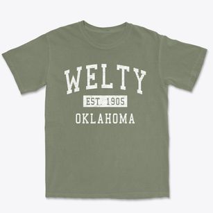 Welty Oklahoma Classic Established Premium Heavyweight T-shirt