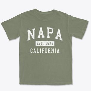Napa California Classic Established Premium Heavyweight T-shirt