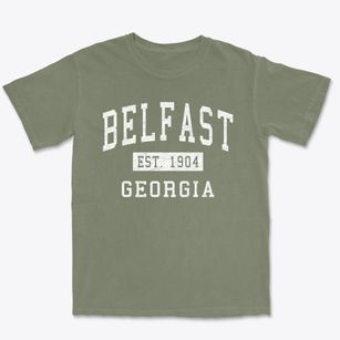 Belfast Georgia Classic Established Premium Heavyweight T-shirt