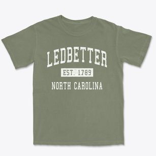 Ledbetter North Carolina Classic Established Premium Heavyweight T-shirt