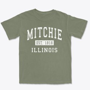 Mitchie Illinois Classic Established Premium Heavyweight T-shirt