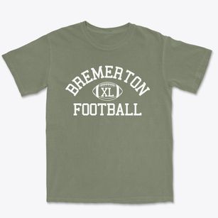 Bremerton Junior High School Classic Football Premium Heavyweight T-shirt