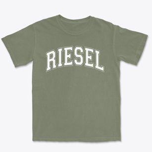 Riesel School Varsity Arch Premium Heavyweight T-shirt