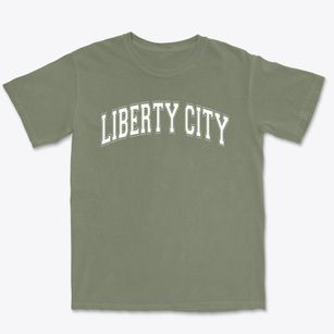 Liberty City Elementary School Varsity Arch Premium Heavyweight T-shirt