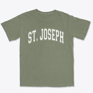 Saint Joseph School Varsity Arch Premium Heavyweight T-shirt