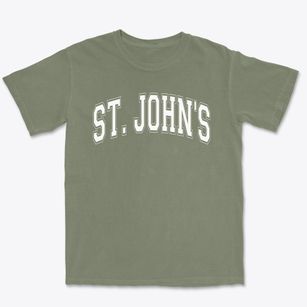 Saint John's Lutheran School Varsity Arch Premium Heavyweight T-shirt