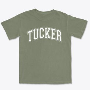 Tucker Elementary School Varsity Arch Premium Heavyweight T-shirt