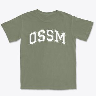 Oklahoma School Of Science And Mathematics Varsity Arch Premium Heavyweight T-shirt