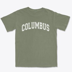 Columbus School Varsity Arch Premium Heavyweight T-shirt