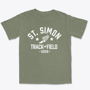 St. Simon Parish School Track and Field Premium Heavyweight T-shirt