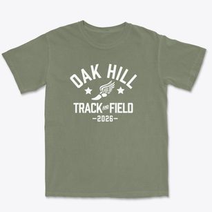 Oak Hill Elementary School Track and Field Premium Heavyweight T-shirt