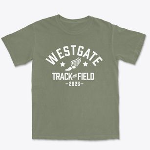 Westgate High School Track and Field Premium Heavyweight T-shirt