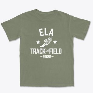 Extraordinary Leaders Academy Track and Field Premium Heavyweight T-shirt