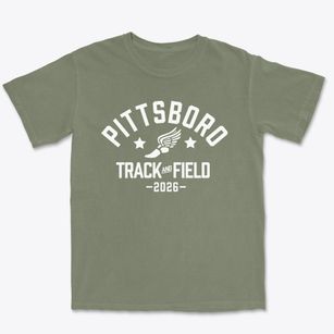 Pittsboro Elementary School Track and Field Premium Heavyweight T-shirt