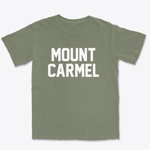 Mount Carmel Pennsylvania Classic Block Premium Heavyweight T-shirt