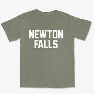 Newton Falls Ohio Classic Block Premium Heavyweight T-shirt