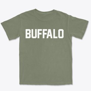 Buffalo Wyoming Classic Block Premium Heavyweight T-shirt