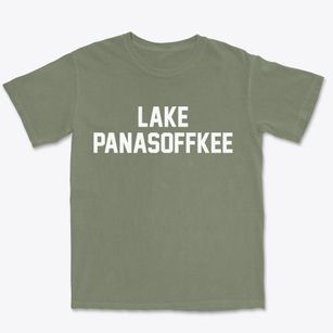 Lake Panasoffkee Florida Classic Block Premium Heavyweight T-shirt