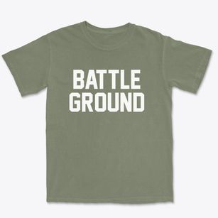 Battle Ground Indiana Classic Block Premium Heavyweight T-shirt