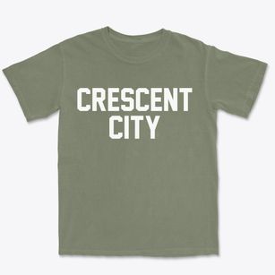 Crescent City Florida Classic Block Premium Heavyweight T-shirt