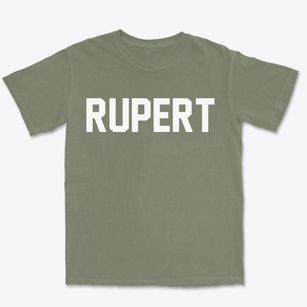 Rupert West Virginia Classic Block Premium Heavyweight T-shirt