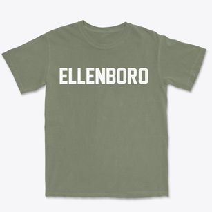 Ellenboro North Carolina Classic Block Premium Heavyweight T-shirt