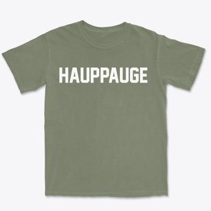 Hauppauge New York Classic Block Premium Heavyweight T-shirt