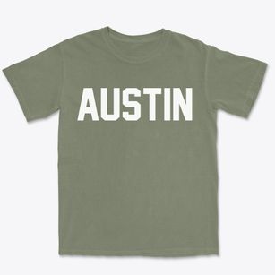 Austin Pennsylvania Classic Block Premium Heavyweight T-shirt