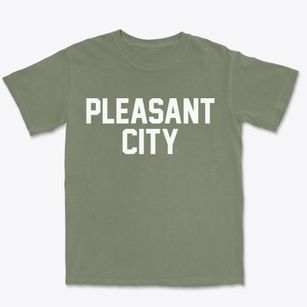 Pleasant City Ohio Classic Block Premium Heavyweight T-shirt