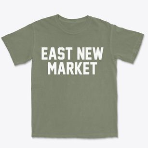 East New Market Maryland Classic Block Premium Heavyweight T-shirt