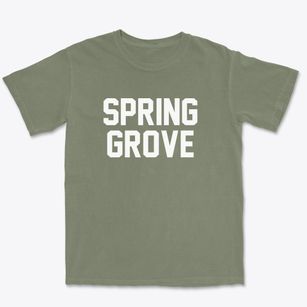 Spring Grove Indiana Classic Block Premium Heavyweight T-shirt