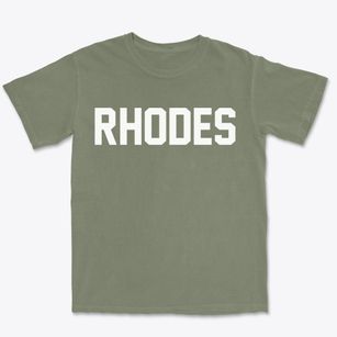 Rhodes Iowa Classic Block Premium Heavyweight T-shirt