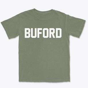 Buford Georgia Classic Block Premium Heavyweight T-shirt