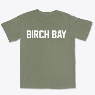 Birch Bay Washington Classic Block Premium Heavyweight T-shirt