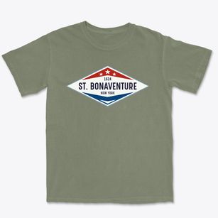 St. Bonaventure New York Diamond Star Premium Heavyweight T-shirt