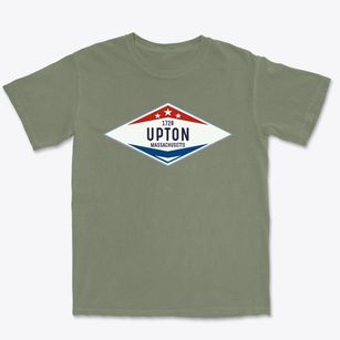 Upton Massachusetts Diamond Star Premium Heavyweight T-shirt