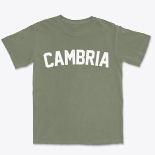 Cambria California Classic Curve Premium Heavyweight T-shirt