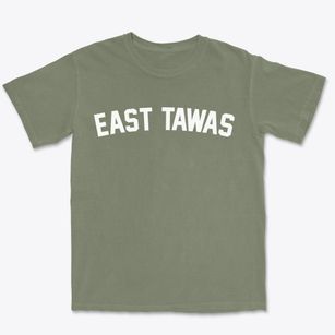 East Tawas Michigan Classic Curve Premium Heavyweight T-shirt