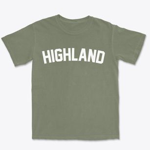 Highland Kansas Classic Curve Premium Heavyweight T-shirt