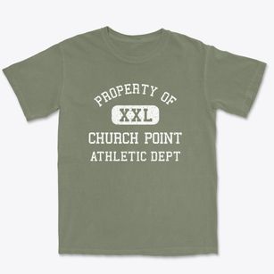 Church Point Louisiana Athletic Dept Premium Heavyweight T-shirt